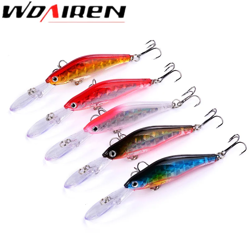 5pcs/lot Fishing Lure set Minnow 9.5cm 6.9g floating Lure Isca Crankbait Bait Pesca Jig Fishing Hook kit With Fishing Tackle
5pcs/lot Fishing Lure set Minnow 9.5cm 6.9g floating Lure Isca Crankbait Bait Pesca Jig Fishing Hook kit With Fishing Tackle