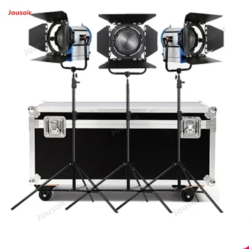 2KW 2000W x 3 Fresnel Tungsten w/ Dimmer Spotlight Lighting Kit Video Continuous Light Carry Case CD50 T03Y
2KW 2000W x 3 Fresnel Tungsten w/ Dimmer Spotlight Lighting Kit Video Continuous Light Carry Case CD50 T03Y