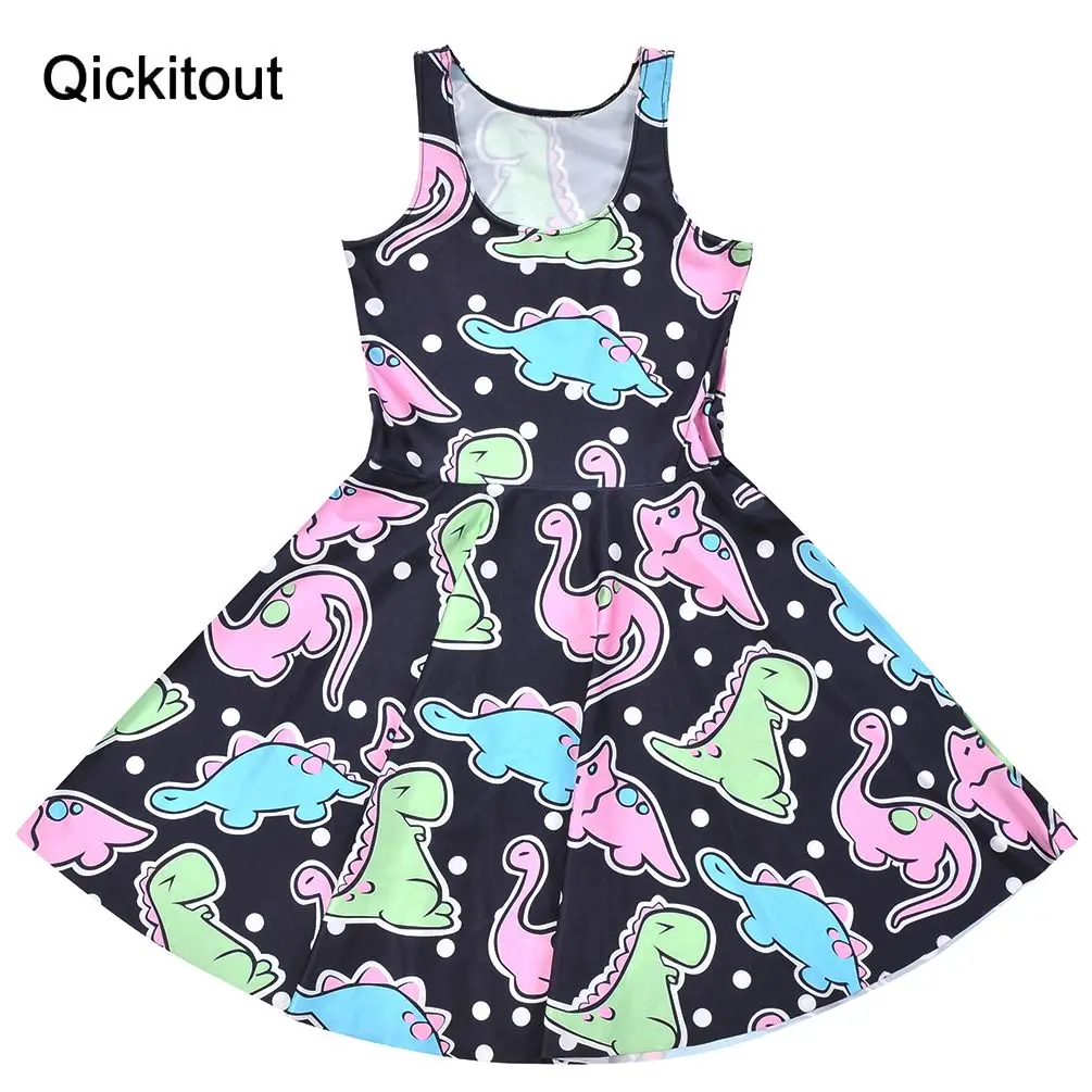 New dress Girl's dress sexy Hot Women Dress Digital Print Cute animal cartoon dinosaur Summer Sleeveless Beach DRESS vestidos
New dress Girl's dress sexy Hot Women Dress Digital Print Cute animal cartoon dinosaur Summer Sleeveless Beach DRESS vestidos