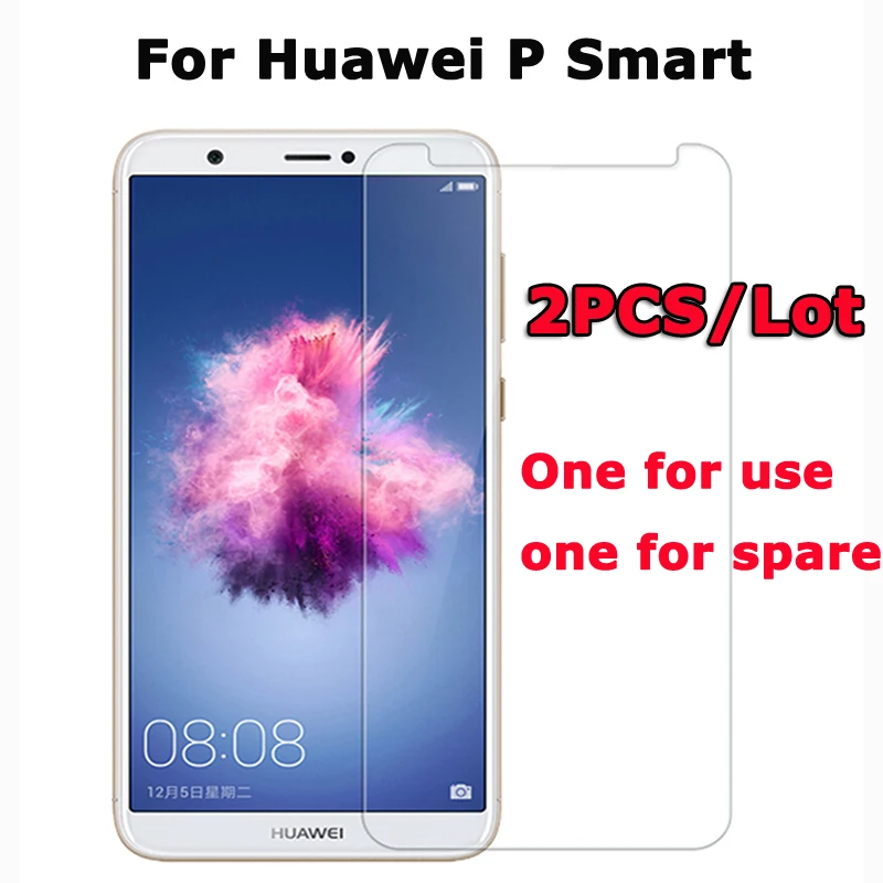 2PCS For Huawei P Smart Tempered Glass Screen Protector Film FIG-LX1 glass | Мобильные телефоны и аксессуары
