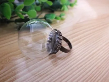 5sets 30x20mm Small clear round glass globe orbs 20mm mouth opening ring tray with antique bronze ring base
5sets 30x20mm Small clear round glass globe orbs 20mm mouth opening ring tray with antique bronze ring base