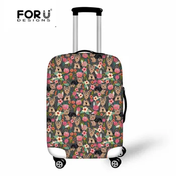 FORUDESIGNS Travel Suitcase Cover Yorkshire Terrier Printing Luggage Protective Covers for 18-30 Inch Case Thick Elastic Cover
FORUDESIGNS Travel Suitcase Cover Yorkshire Terrier Printing Luggage Protective Covers for 18-30 Inch Case Thick Elastic Cover