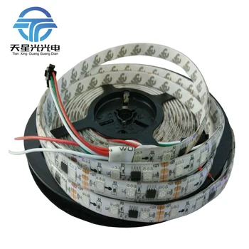 

5m 30led/m 60led/m DC12V ws2811ic 5050 RGB SMD individually addressable ws2811 led pixels strip,full color Flexible LED strip