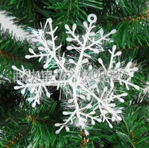 Free shipping snowflake enfeites de natal christmas decoration for home three size=11cm 18cm 23cm | Дом и сад