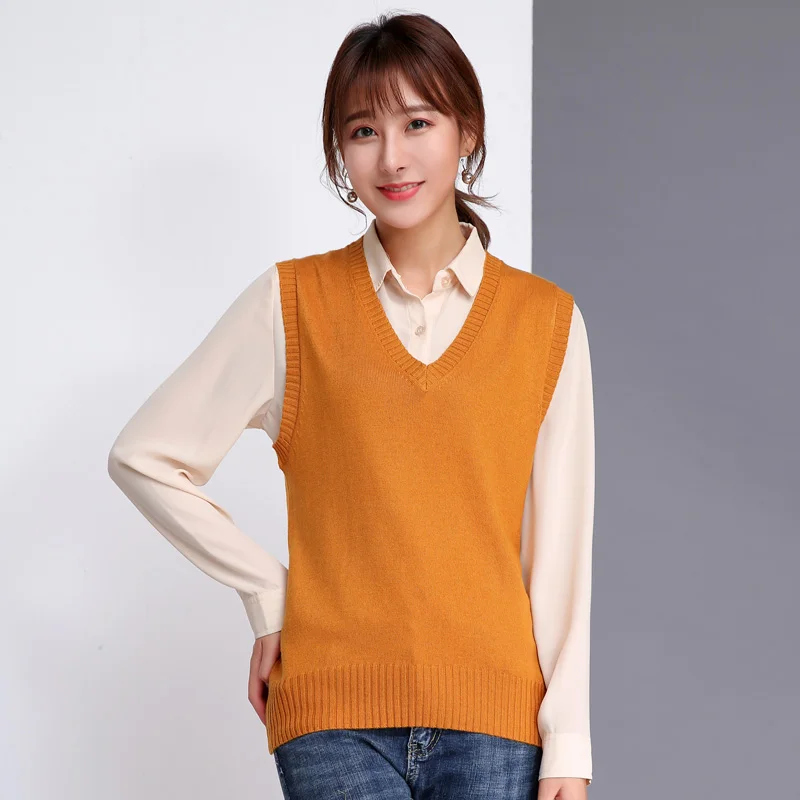 zocept Women's Cashmere Sweater V-neck Sleeveless Knitted Spring Autumn Winter New Cashmere Blend Sleeveless Casual Pullover Top
zocept Women's Cashmere Sweater V-neck Sleeveless Knitted Spring Autumn Winter New Cashmere Blend Sleeveless Casual Pullover Top