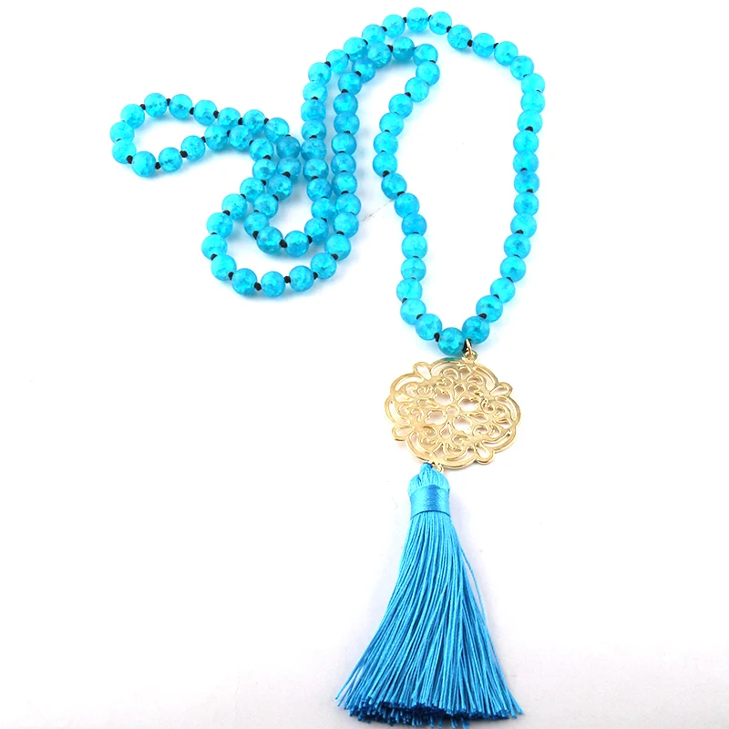 MOODPC Fashion Bohemian Jewelry Popcorn Glass Long Knotted Metall Grid Link Tassel Pendant Necklaces
MOODPC Fashion Bohemian Jewelry Popcorn Glass Long Knotted Metall Grid Link Tassel Pendant Necklaces