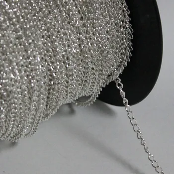 Iron Metal Silver Plated 9 Colors Encryption Curb Chains Jewelry Necklace Fashion Links Findings 100M 2-10MM Pick Up Sizes
Iron Metal Silver Plated 9 Colors Encryption Curb Chains Jewelry Necklace Fashion Links Findings 100M 2-10MM Pick Up Sizes