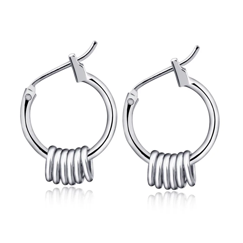 GEOMEE 1Pair Silver Color Round Loop Circle Creole Hoop Earrings for Women Girls Fashion Jewelry Pendientes Aros Lady Pendientes
GEOMEE 1Pair Silver Color Round Loop Circle Creole Hoop Earrings for Women Girls Fashion Jewelry Pendientes Aros Lady Pendientes