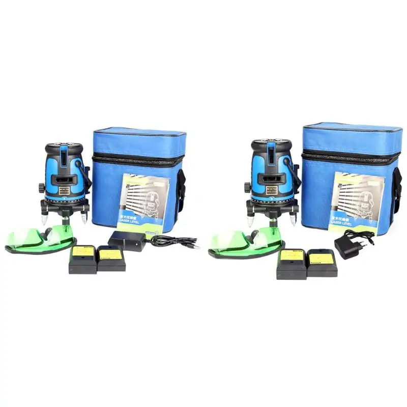 2 Lines 3D Laser Level Instruments Self-leveling Device Infrared Green Beam 360 Instrument Lazer Meter For Construction Tool
2 Lines 3D Laser Level Instruments Self-leveling Device Infrared Green Beam 360 Instrument Lazer Meter For Construction Tool