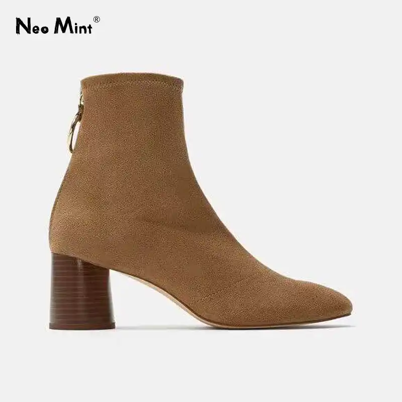 leather and suede boots womens