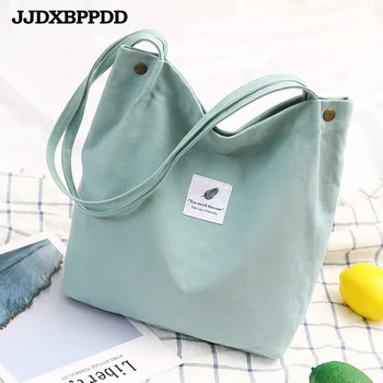 Solid Canvas Shoulder Bags Environmental Shopping Bag Tote Package Crossbody Bags Purses Casual Solid Handbag For Women Student
Solid Canvas Shoulder Bags Environmental Shopping Bag Tote Package Crossbody Bags Purses Casual Solid Handbag For Women Student