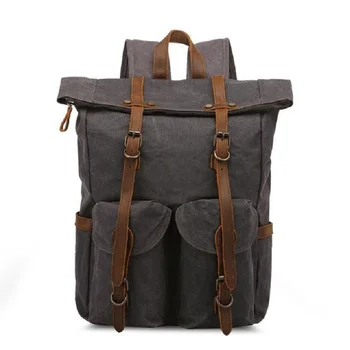 M302 New Crazy horse leather Shoulder Packed Oil Wax Canvas Bag Male Waterproof and Wear Resistant Outdoor Travel Bag Backpack 
M302 New Crazy horse leather Shoulder Packed Oil Wax Canvas Bag Male Waterproof and Wear Resistant Outdoor Travel Bag Backpack