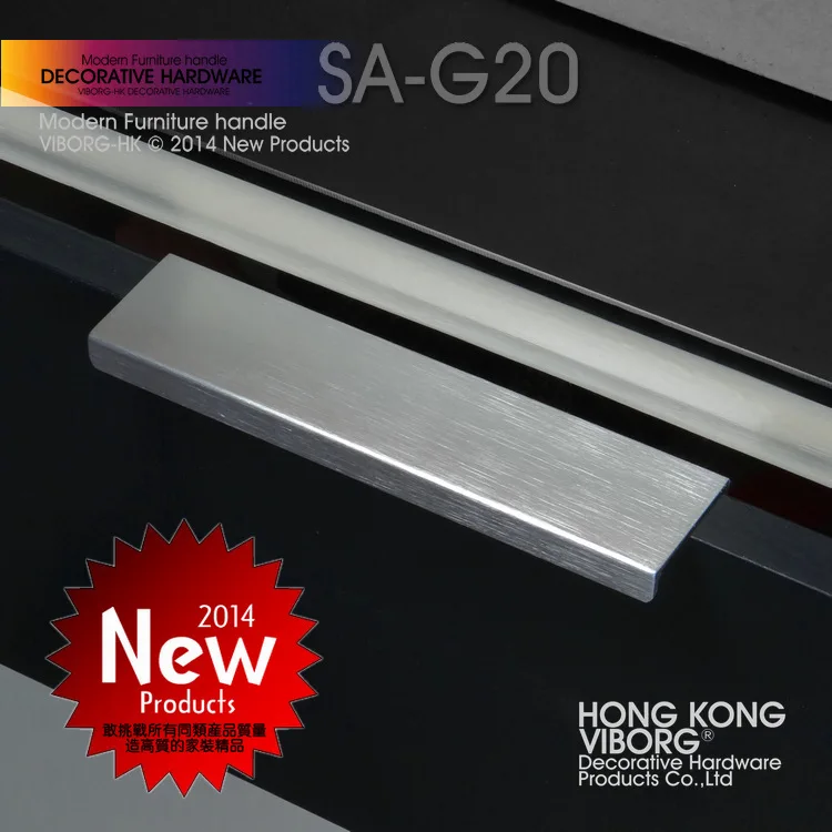 (4 pieces) 100mm VIBORG Modern Cabinet Cupboard Door Handles Pulls, Drawer Pulls Handles, Satin Nickel Brushed, SA-G20-100SS
(4 pieces) 100mm VIBORG Modern Cabinet Cupboard Door Handles Pulls, Drawer Pulls Handles, Satin Nickel Brushed, SA-G20-100SS