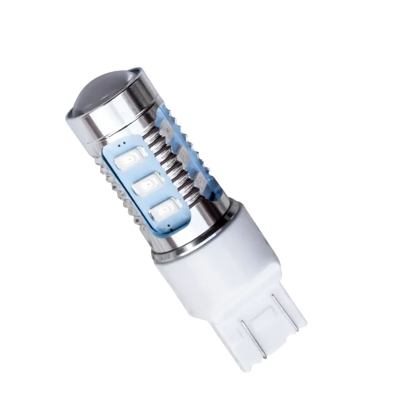 2 шт. Автомобильные светодиодные лампы T20 7443 7515 W21/5 W 15 SMD 5630 5730 21/5 Вт|12v car led lamp|car