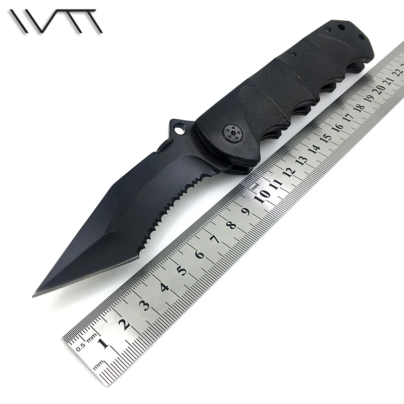 WTT Tactical Utility Folding Knife With Sawtooth Blade Outdoor Survival Rescue Knife Hunting Camping Tools Multi Function Knives
WTT Tactical Utility Folding Knife With Sawtooth Blade Outdoor Survival Rescue Knife Hunting Camping Tools Multi Function Knives