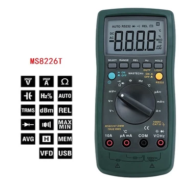 MASTECH MS8226T Direct current appliances with Digital Multimeter Auto range True RMS DMM HZ Capacitance Temperature Meter
MASTECH MS8226T Direct current appliances with Digital Multimeter Auto range True RMS DMM HZ Capacitance Temperature Meter