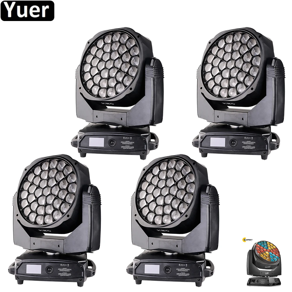 4Pcs/Lot K20 Perfect Wash Beam Stage Effects Light 37x15W LED Big Bee Eye Moving Head Lights DMX512 DJ Disco Party Music Light
4Pcs/Lot K20 Perfect Wash Beam Stage Effects Light 37x15W LED Big Bee Eye Moving Head Lights DMX512 DJ Disco Party Music Light