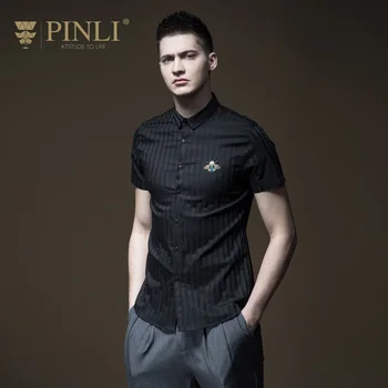 2019 Camisa Social Masculina Pinli Summer New Men's Suit, Self Embroidered, Short Sleeved Shirt Shirt, Male Tide. B182313317
2019 Camisa Social Masculina Pinli Summer New Men's Suit, Self Embroidered, Short Sleeved Shirt Shirt, Male Tide. B182313317