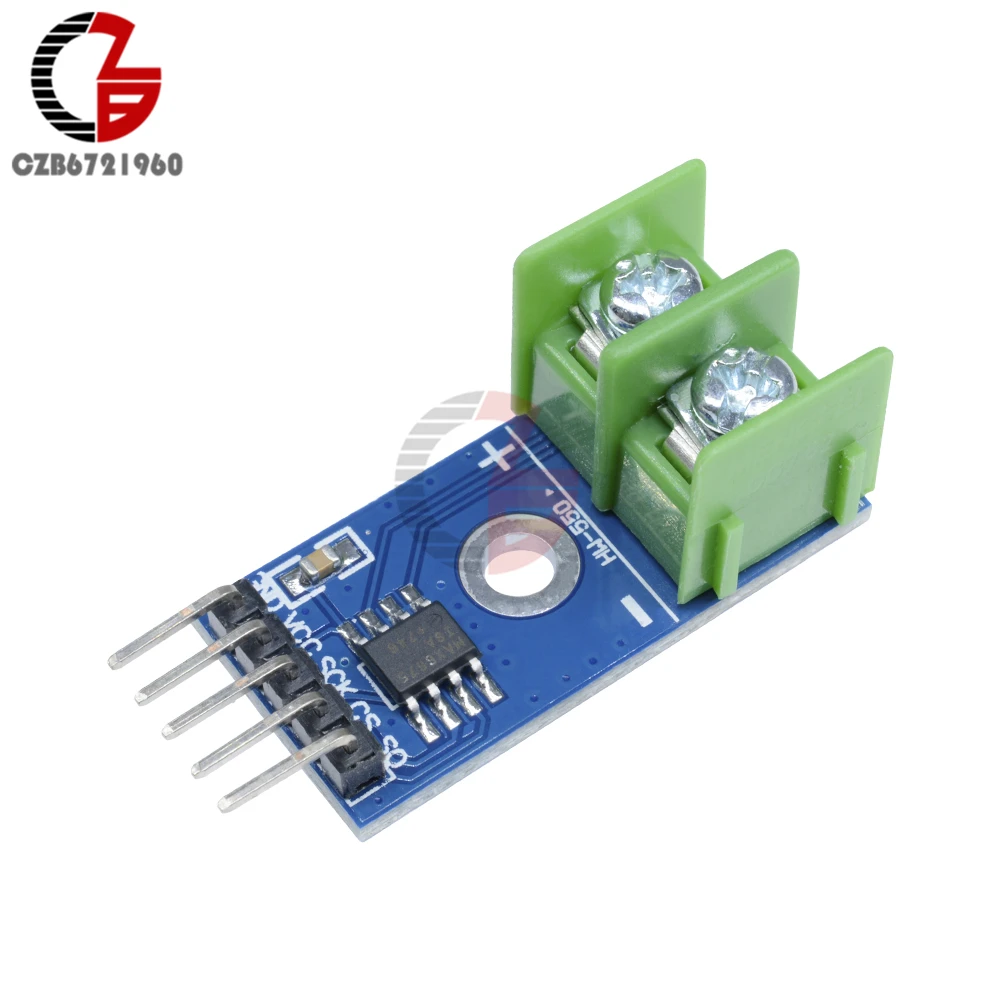 DC 3.0-5.5V MAX6675 K-type Thermocouple Temperature Sensor Temperature 0-800 Degrees Module
DC 3.0-5.5V MAX6675 K-type Thermocouple Temperature Sensor Temperature 0-800 Degrees Module