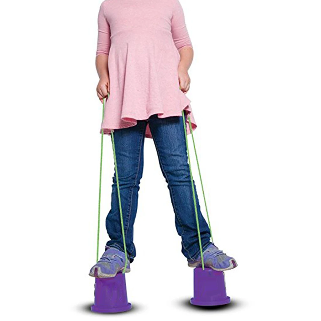 Generic 1 Pair Jumping Stilts Walk Stilt Jump Kids Outdoor Fun Sports