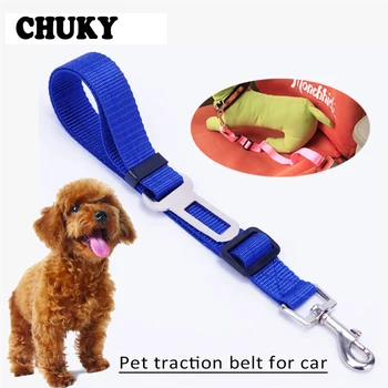 

CHUKY 1pcs Car Cat Dog Seat Belt Vehicle Pet Adjustable Safety String For BMW E36 F30 F10 E30 M X5 Ssangyong Volvo XC90 V70 XC60