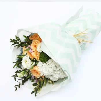 Chevron Flower Wrapping Wax Paper Korean Gift Flower Packaging Paper Florist Bouquet Gift Packaging Material 20 Sheets 60*60 cm
Chevron Flower Wrapping Wax Paper Korean Gift Flower Packaging Paper Florist Bouquet Gift Packaging Material 20 Sheets 60*60 cm