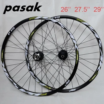 Hot Wheel ! PASAK P19 26 27.5 29 MTB Mountain Bicycle Bike CNC Front 2 Rear 4 Sealed Bearings 32 Holes Disc Wheelset
Hot Wheel ! PASAK P19 26 27.5 29 MTB Mountain Bicycle Bike CNC Front 2 Rear 4 Sealed Bearings 32 Holes Disc Wheelset