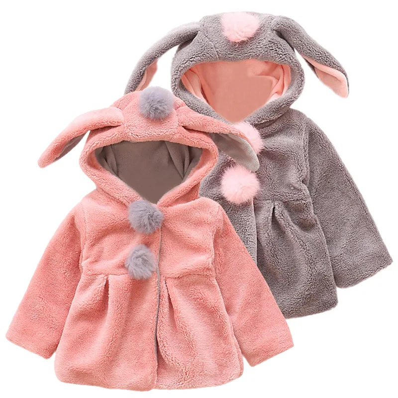 Autumn Winter Lovely Girl Coats Cartoon Rabbit Ear Long Sleeve Children Outerwear Kids Jacket Coats For 12M-4T Baby
Autumn Winter Lovely Girl Coats Cartoon Rabbit Ear Long Sleeve Children Outerwear Kids Jacket Coats For 12M-4T Baby