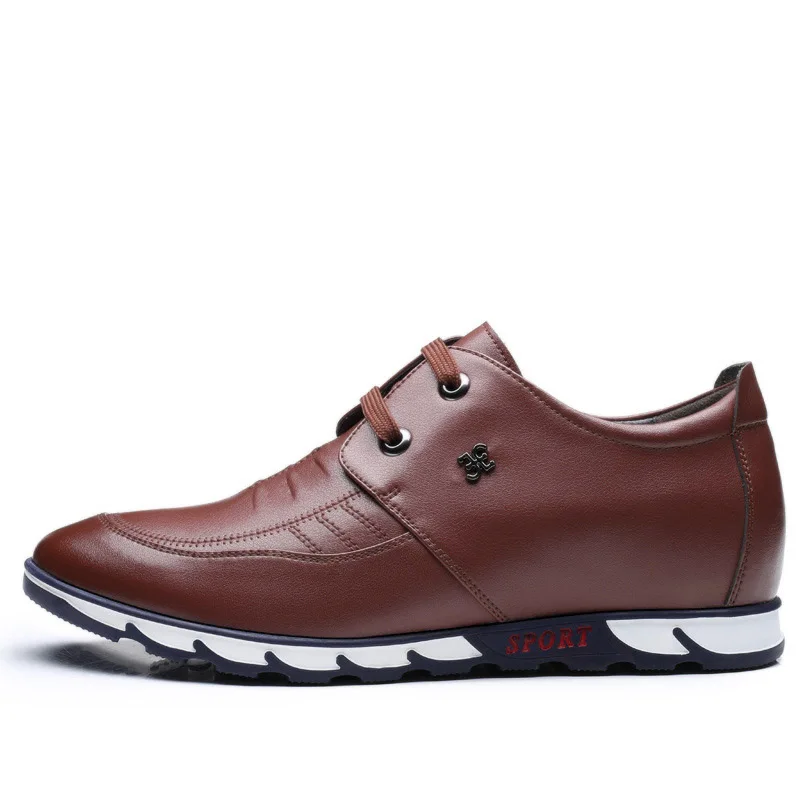 Brand flat with internal invisible increase of casual shoes Korean version of the wild invisible increase in men leather shoes
Brand flat with internal invisible increase of casual shoes Korean version of the wild invisible increase in men leather shoes