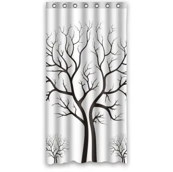 Custom Abstract Black and White Tree Design Waterproof Bathroom Shower Curtain- Polyester Fabric, 36(w)x72(h)
Custom Abstract Black and White Tree Design Waterproof Bathroom Shower Curtain- Polyester Fabric, 36(w)x72(h)