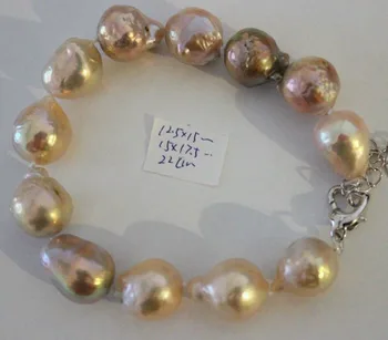 Miss charm Jew.241 elegant 13-15-mm south sea gold pink lavender pearl bracelet 7.5-8inch
Miss charm Jew.241 elegant 13-15-mm south sea gold pink lavender pearl bracelet 7.5-8inch