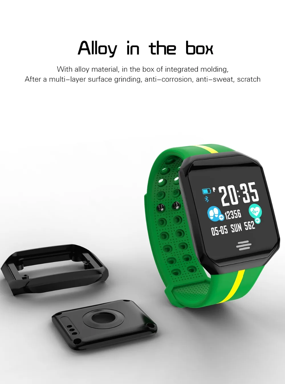 New B07 Pedometer Blood Pressure Heart Rate Monitor Smart Watch IP67 Waterproof Sport Fitness Trakcer Watch Men Women Smartwatch (4)
