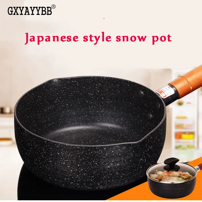 Japanese Aluminum Alloy 18-22CM Maifan Stone Non-Stick Milk Pan Multi-function Household Soup Pan Cooking Tools Kitchen Gadgets
Japanese Aluminum Alloy 18-22CM Maifan Stone Non-Stick Milk Pan Multi-function Household Soup Pan Cooking Tools Kitchen Gadgets