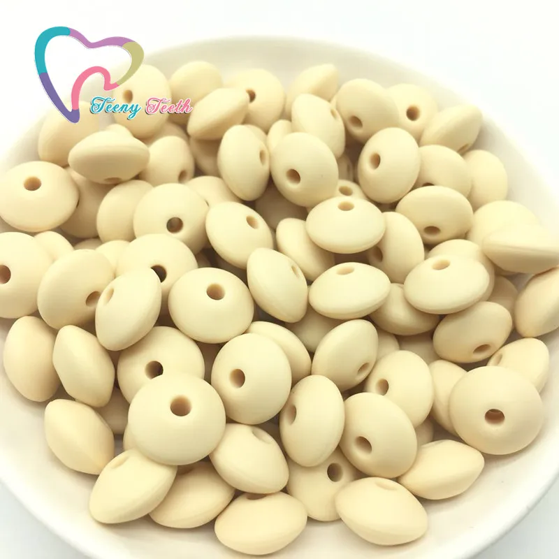 Teeny Teeth 50PCS Navajo White Silicone Abacus Lentil Loose Beads Teething Jewelry DIY Crafts Baby Nursing Accessories Beads
Teeny Teeth 50PCS Navajo White Silicone Abacus Lentil Loose Beads Teething Jewelry DIY Crafts Baby Nursing Accessories Beads