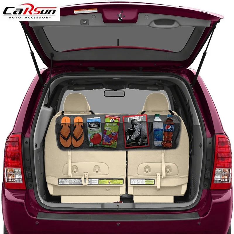 6 Pockets Super Big Size 110cm x 34cm Auto Backseat Trunk Organizer High Capacity Car Seat Back Storage Mesh Net Organizer
6 Pockets Super Big Size 110cm x 34cm Auto Backseat Trunk Organizer High Capacity Car Seat Back Storage Mesh Net Organizer