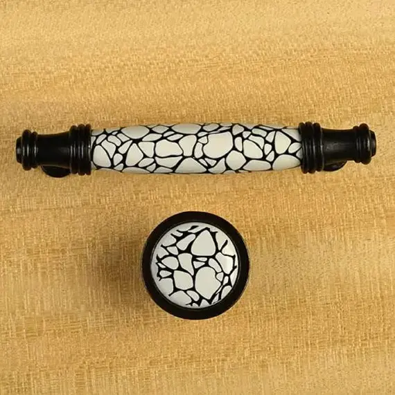 3.75" Dresser Knob Drawer Pulls Knobs Handles Cabinet Knob Black White Kitchen Pull Hardware Bathroom Ceramic Porcelain 96 mm
3.75" Dresser Knob Drawer Pulls Knobs Handles Cabinet Knob Black White Kitchen Pull Hardware Bathroom Ceramic Porcelain 96 mm