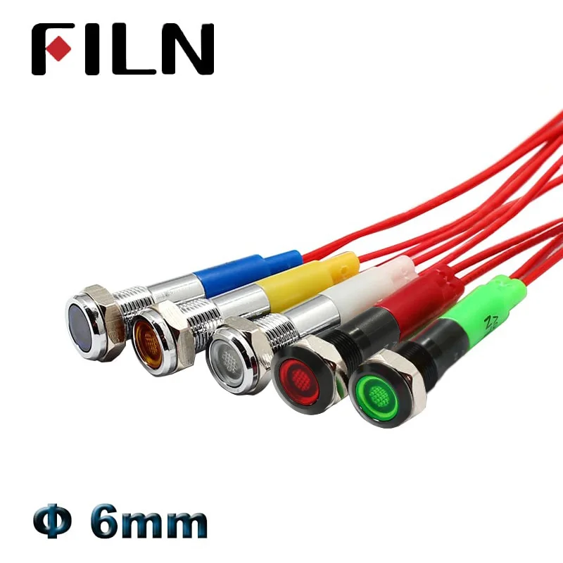 0.236 inch 6mm chrome black metal indicator light waterproof 24V 12V LED pilot lamp car signal lamp red green blue white LED
0.236 inch 6mm chrome black metal indicator light waterproof 24V 12V LED pilot lamp car signal lamp red green blue white LED