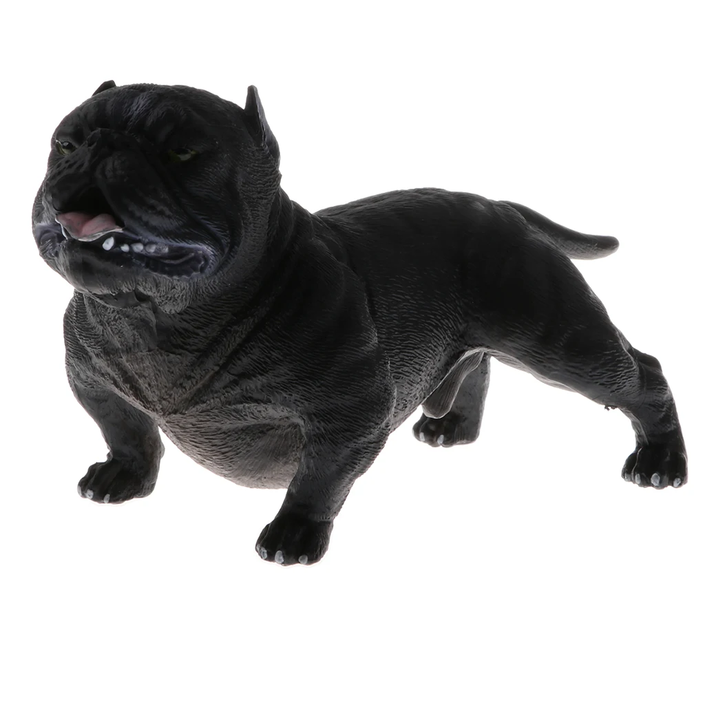 Animal Models Toy Simulation American Bully Pitbull Dog Action Figure Model Kids Educational Nature Toys Home Decor Collectibles