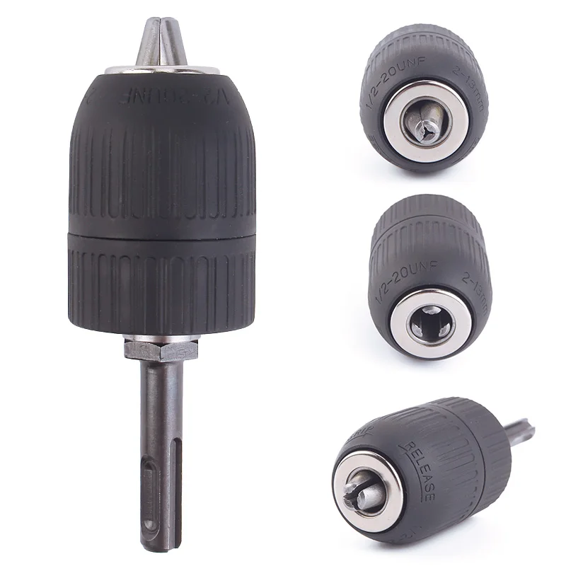 High Quality Hand Tite Rotary Hammer Keyless Drill Chucks SDS Shank Griip Adapter 2-13mm Cap #87869
High Quality Hand Tite Rotary Hammer Keyless Drill Chucks SDS Shank Griip Adapter 2-13mm Cap #87869