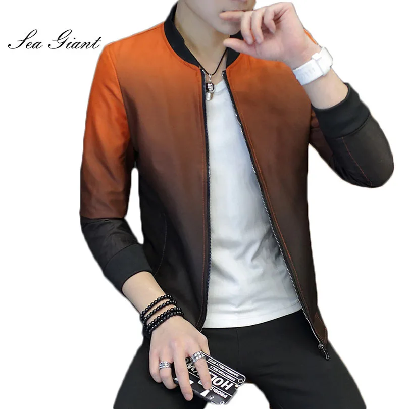 Autumn Spring Men's Jacket Gradient Color Baseball Collar Zipper jacket coat Casual Warm Clothes Slim Men Dress Overcoat Outwear
Autumn Spring Men's Jacket Gradient Color Baseball Collar Zipper jacket coat Casual Warm Clothes Slim Men Dress Overcoat Outwear