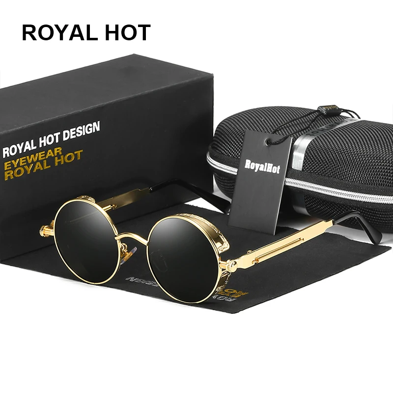Royal hot alloy steam punk vintage round frame Polarized uv400 sunglasses glasses eyewear
Royal hot alloy steam punk vintage round frame Polarized uv400 sunglasses glasses eyewear