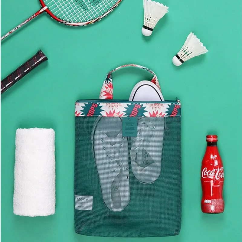 High-quality Travel Cosmetic Bag Summer Convenient Swimming Beach Bag Mesh Swimsuit Storage Bag Sportswear Makeup Wash Handbag
High-quality Travel Cosmetic Bag Summer Convenient Swimming Beach Bag Mesh Swimsuit Storage Bag Sportswear Makeup Wash Handbag