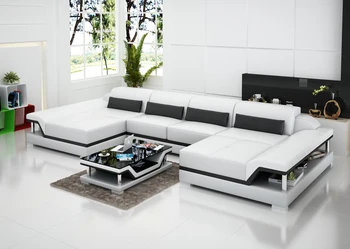 home furniture modern leather sofa design