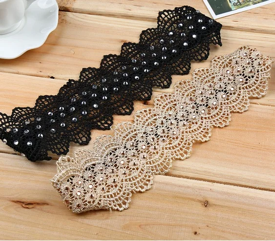 Wholesale and Retail chicretro elegant Lace gems wide Elastic headband handmade hairband colors assorted 12pcs/lot
Wholesale and Retail chicretro elegant Lace gems wide Elastic headband handmade hairband colors assorted 12pcs/lot