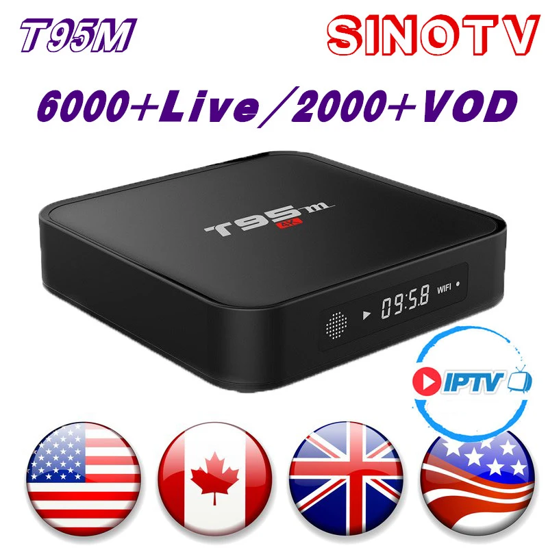 1GB 8GB T95M S905X Android TV Box For 6000 Channels Arabic French Live TV 4K Full HD Latino America Dutch Canada USA ip tv box
1GB 8GB T95M S905X Android TV Box For 6000 Channels Arabic French Live TV 4K Full HD Latino America Dutch Canada USA ip tv box