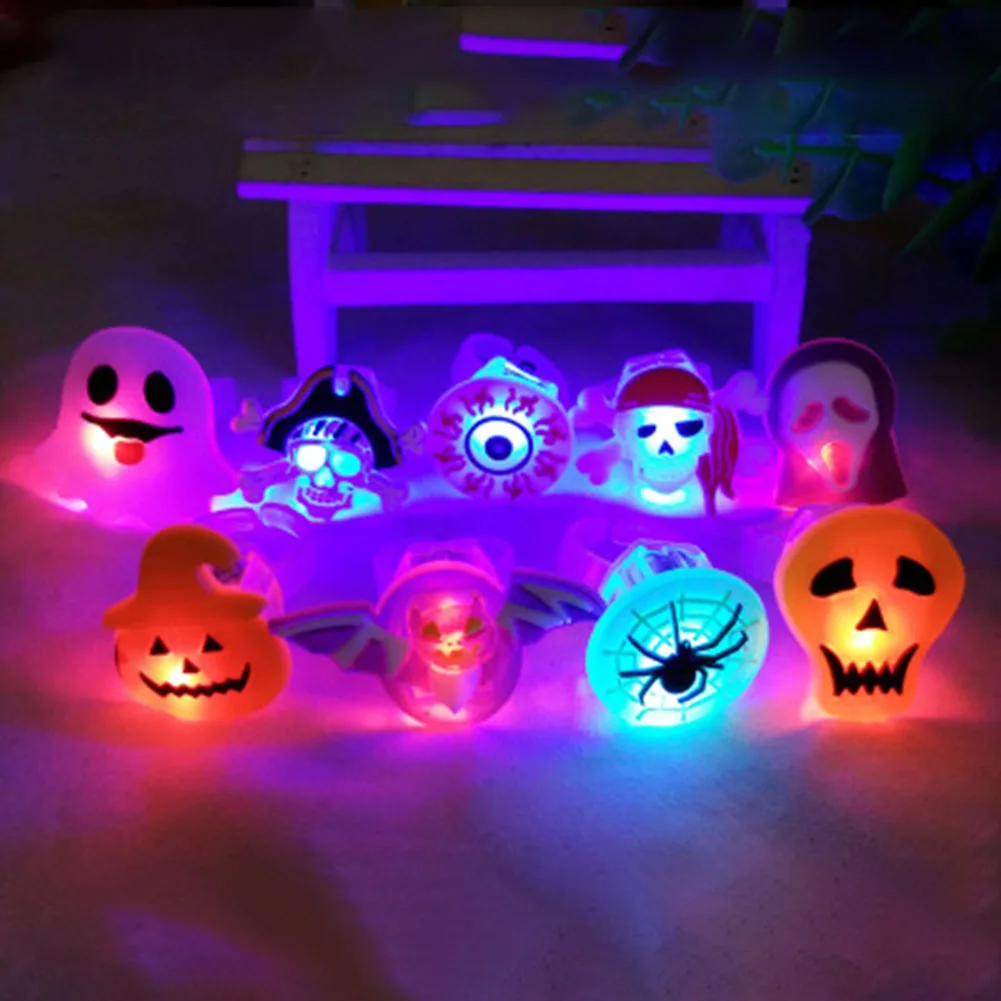 10pcs/lot Kids Cartoon Led Flashing Light Up Glowing Finger Ring Electronic Christmas Halloween Baby Fun Toys Gifts For Children
10pcs/lot Kids Cartoon Led Flashing Light Up Glowing Finger Ring Electronic Christmas Halloween Baby Fun Toys Gifts For Children