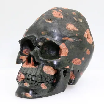 6.69" 2960g,POPPY JASPER Handmade Carved Crystal Skull Crystal Realistic Crystal Healing Furnishing Articles Figurine AL04
6.69" 2960g,POPPY JASPER Handmade Carved Crystal Skull Crystal Realistic Crystal Healing Furnishing Articles Figurine AL04