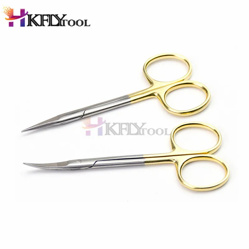 9.5CM bend head Ordinary Medical Surgical Eye Scissors Beauty Scissors Cut Tissue Scissors Tool High Quality
9.5CM bend head Ordinary Medical Surgical Eye Scissors Beauty Scissors Cut Tissue Scissors Tool High Quality