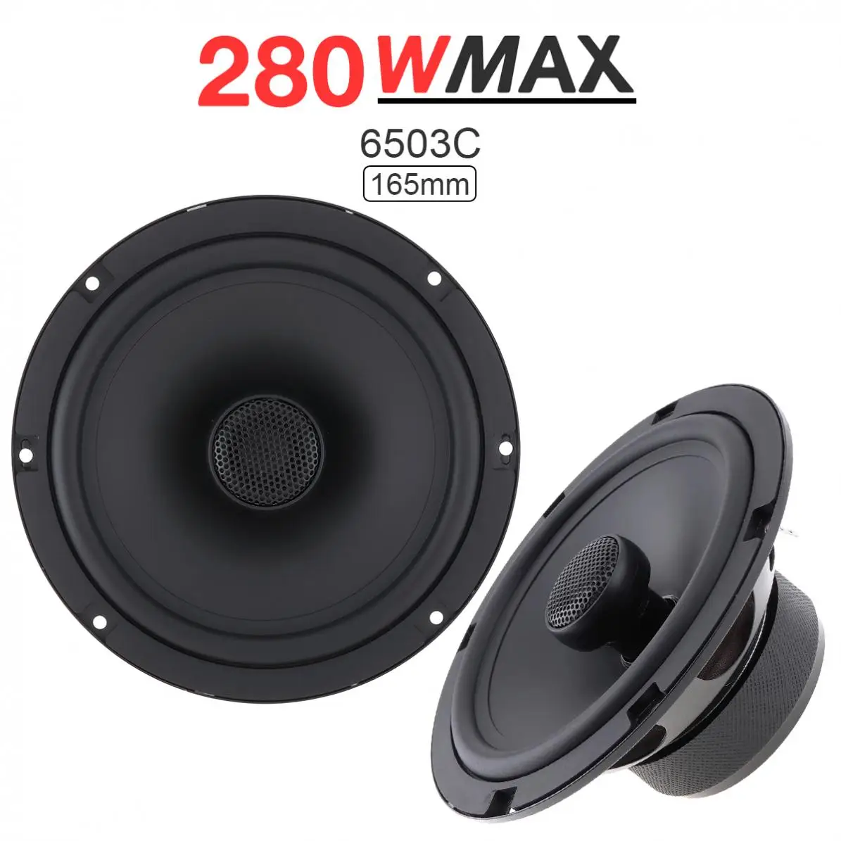 2pcs 280W 6.5 Inch 2 Way Car Coaxial Auto Audio Music Stereo Full Range Frequency Hifi Speakers Non-destructive Installation
2pcs 280W 6.5 Inch 2 Way Car Coaxial Auto Audio Music Stereo Full Range Frequency Hifi Speakers Non-destructive Installation