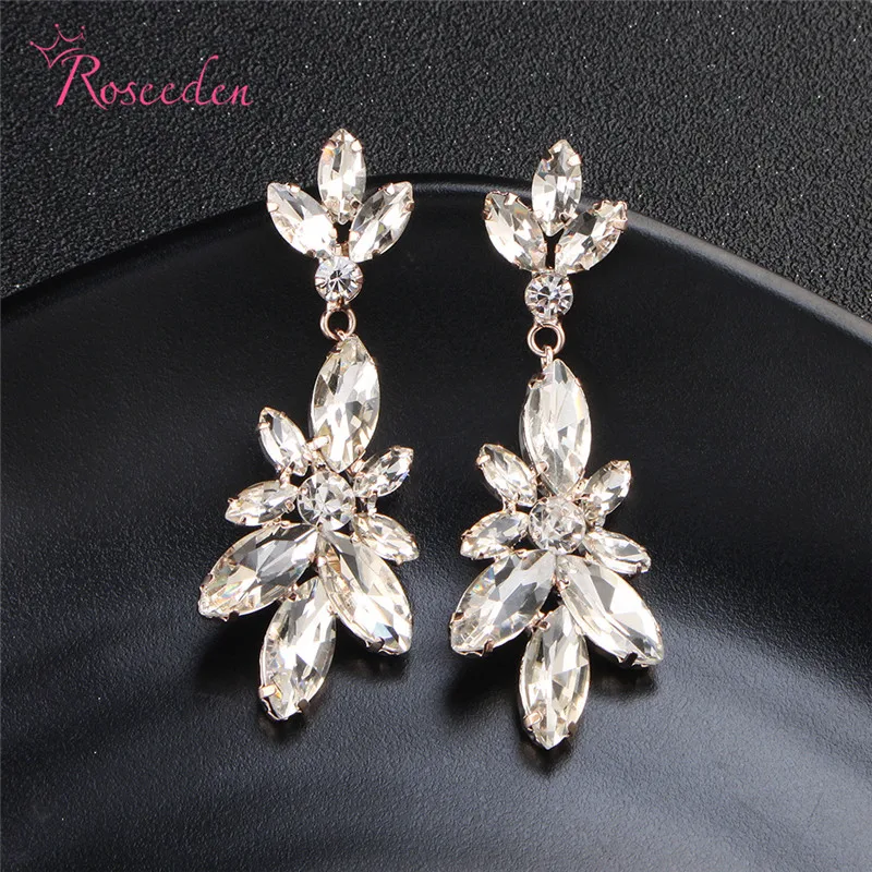 Classic Fashion Crystal Drop Girls Women Earrings Vintage Silver Gold Color Bride Earrings Wedding Jewelry accessories RE3107
Classic Fashion Crystal Drop Girls Women Earrings Vintage Silver Gold Color Bride Earrings Wedding Jewelry accessories RE3107